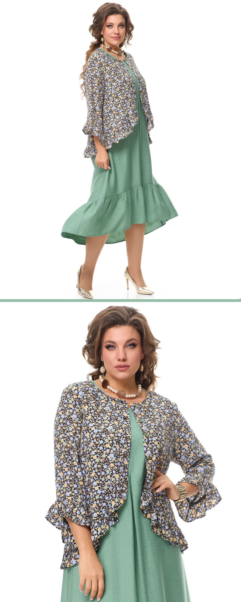 Привлекательные цвета женской одежды больших размеров